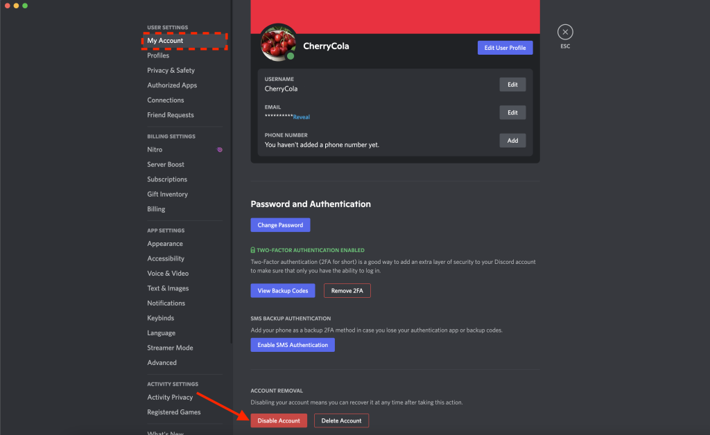 Fermer compte Discord&nbsp;: Comment procéder à la suppression définitive de votre profil