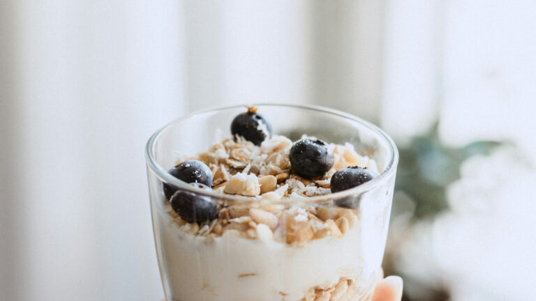 dessert myrtilles
