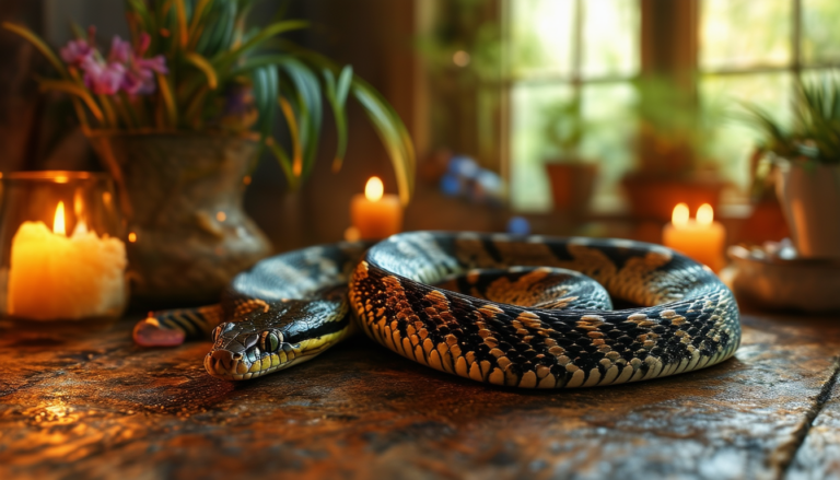 Couleuvre dans la maison : signification spirituelle