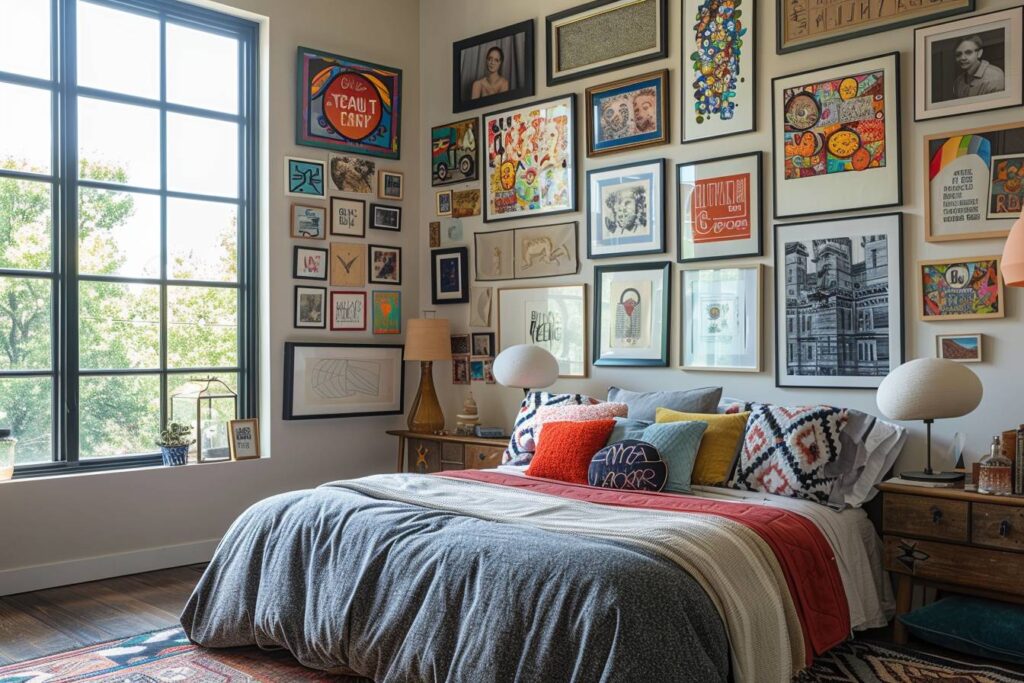 Comment décorer un grand mur de chambre ?