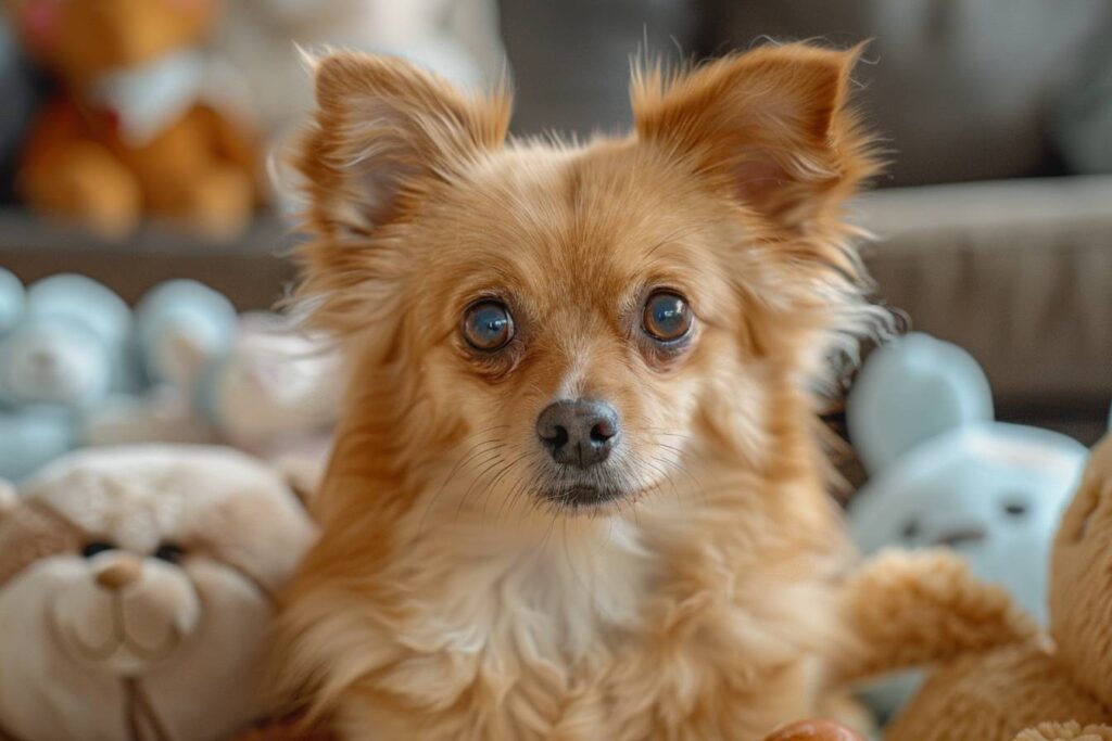 Race de chien qui ressemble a une peluche