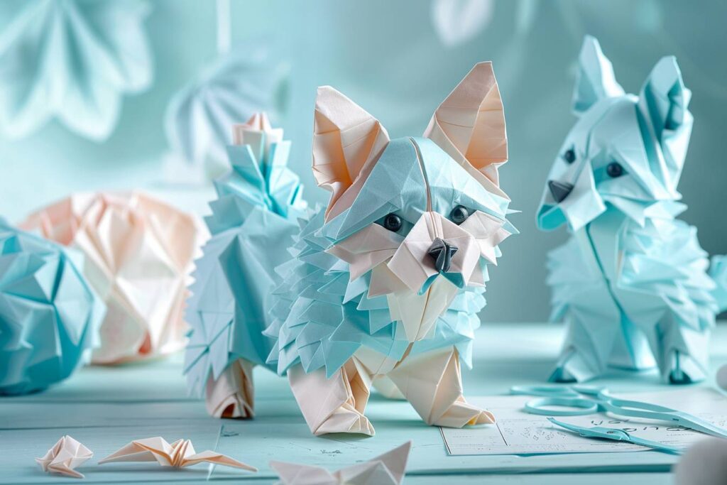 Tuto pour faire un chien en origami