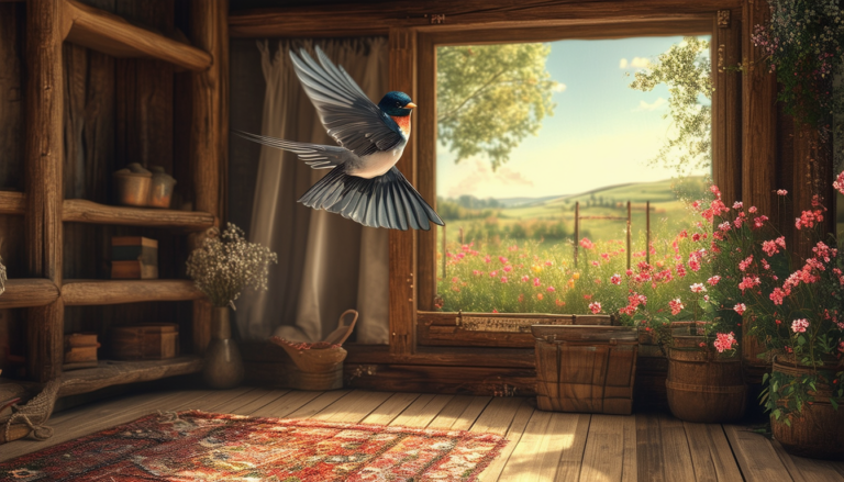 découvrez la signification spirituelle de la présence d'une hirondelle dans votre maison. ce symbole enchanteur évoque l'espoir, la protection et le renouveau, apportant un message de joie et de transformation dans votre vie quotidienne.