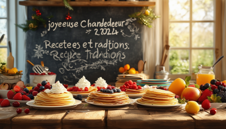 découvrez nos délicieuses recettes et traditions pour célébrer la chandeleur 2024. apprenez l'histoire de cette fête, savourez des crêpes sucrées et salées, et partagez des moments conviviaux en famille et entre amis.