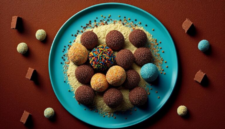Un assortiment de chocolats truffes élégamment présentés, représentant leurs caractéristiques uniques et leur texture soyeuse.