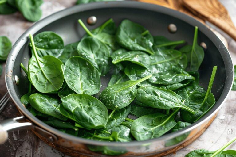 témoignages sur la cuisson des épinards frais à la poêle : astuces et avis authentiques