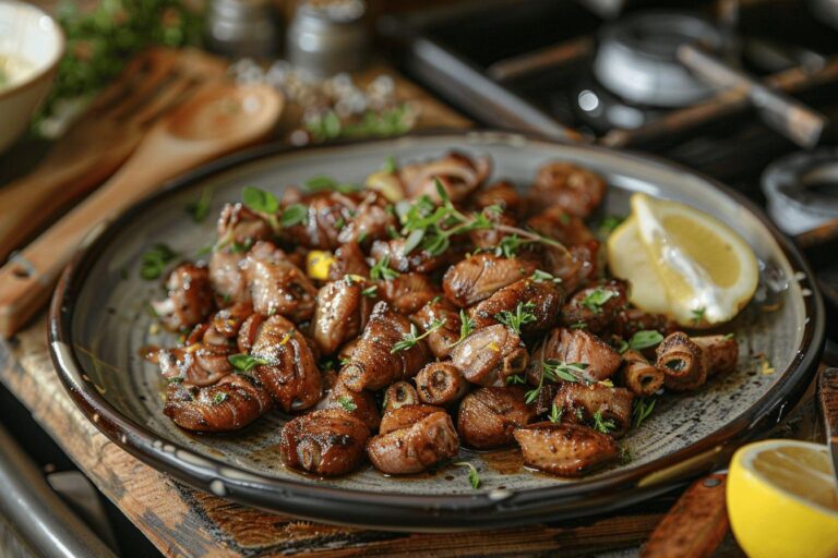 Temps de cuisson des gésiers à la poêle : astuces et conseils
