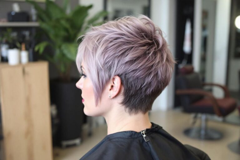 Coupe courte idéale pour cheveux fins et clairsemés