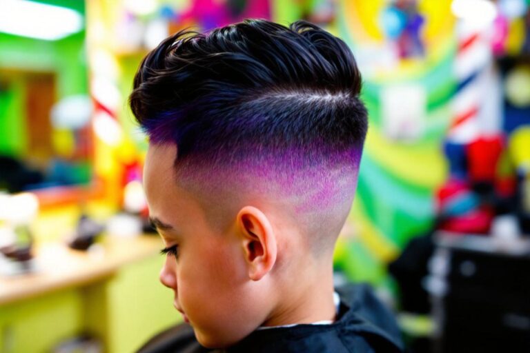 Coupe de cheveux tendance pour enfant garçon