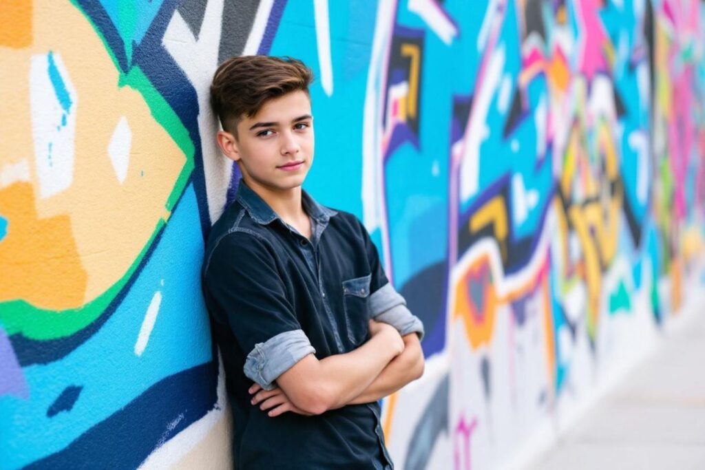 Coupe de cheveux tendance pour garçon de 12 ans