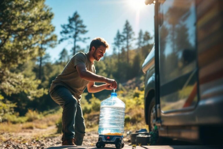 Remplir un camping-car : l’astuce simple pour l’eau