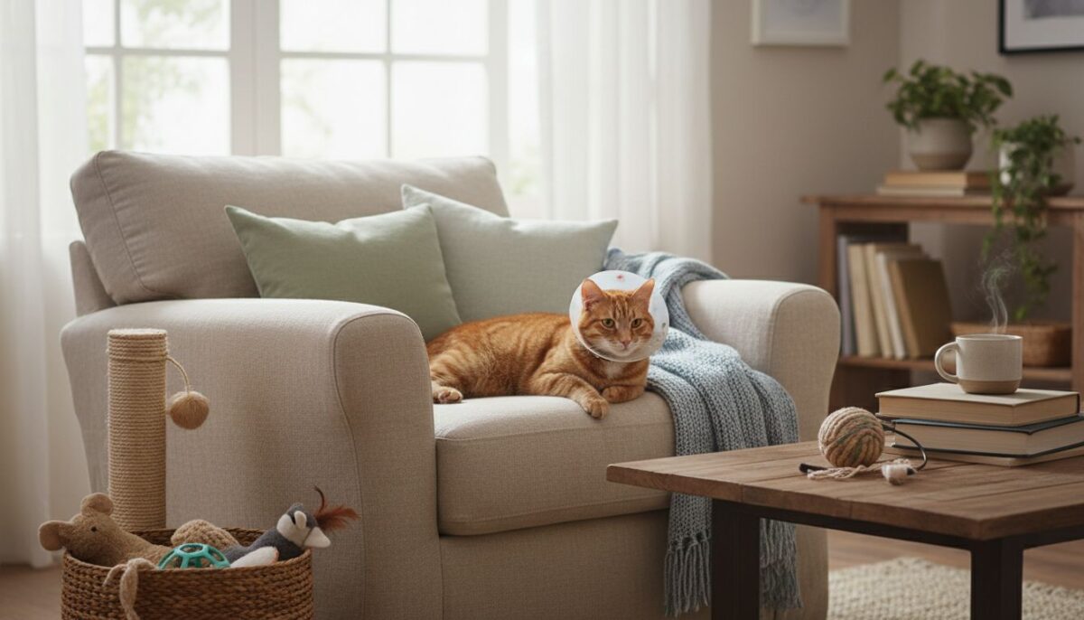 Comment occuper un chat d’intérieur pendant sa convalescence ?