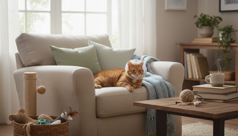 Comment occuper un chat d’intérieur pendant sa convalescence ?