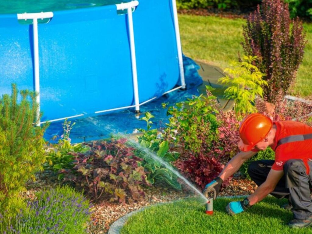Peut-on recycler l’eau d’une piscine hors sol pour l’arrosage du jardin ?