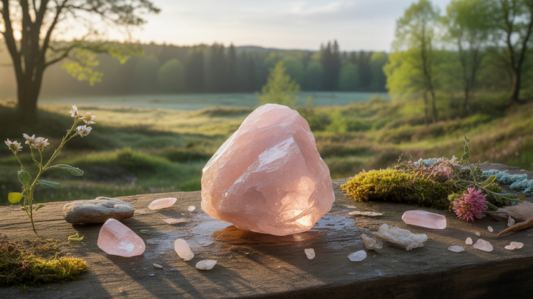 Pierre quartz rose : propriétés, vertus et signification