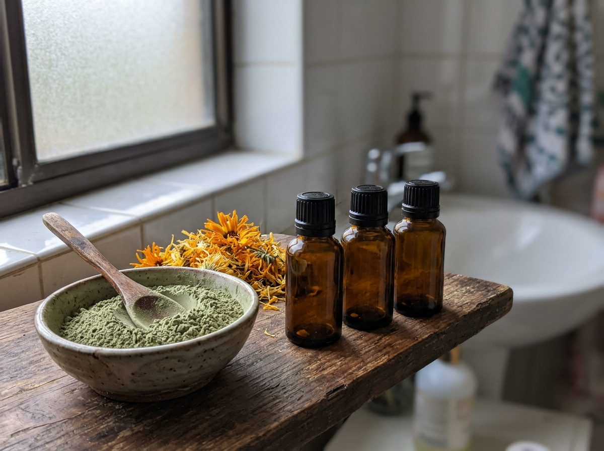 calendula et argile verte